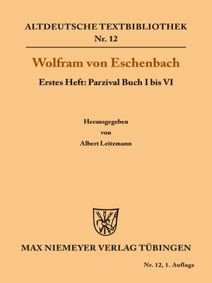 cover image of Parzival Buch I bis VI